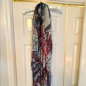 Colorful Animal Print Scarf